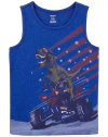 Musculosa "Carter´s" - Azul francia con dino grande