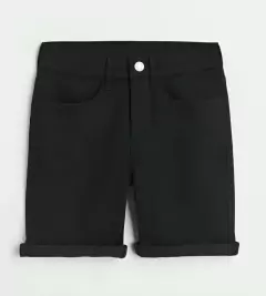 Short "H&M" - De jean, negro, elastizado