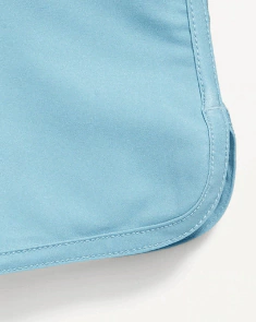 Malla "Old Navy" - Tipo surfer, celeste con onditas - Lupeluz