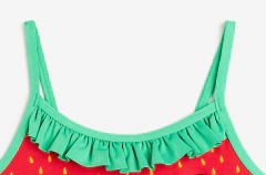 Malla "H&M" - Big girl - Enteriza frutilla - tienda online