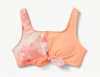Top de malla "Justice" - Mitad batik, mitad naranja