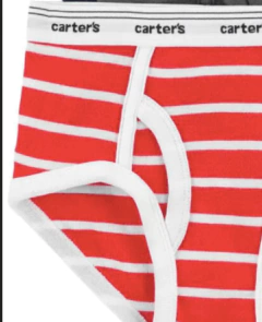 Slips "Carter´s" - Little Boy -Pack x 3 unidades - Rojo, verde y gris con mounstruitos en internet