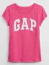 Remera "Gap" - Fucsia con logo blanco con brillitos