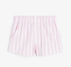 Short "H&M" - Rayado rosa y blanco con bolsillos