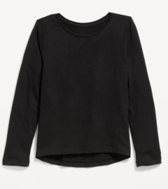 Remera "Old Navy" - Negra manga larga lisa