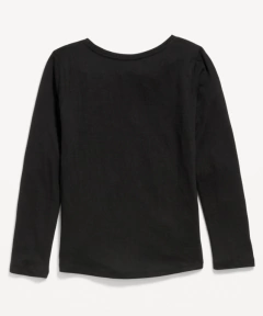 Remera "Old Navy" - Negra manga larga lisa en internet