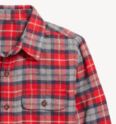 Camisa "Old Navy" - Leñadora roja y gris - Lupeluz