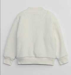 Campera "Gap". De peluche cruda - Lupeluz