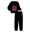 Conjunto 2 piezas "Forever Me" - Buzo + jogging negro con "NYC"