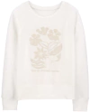 Remera "Carter´s" - Blanca con puños y flores