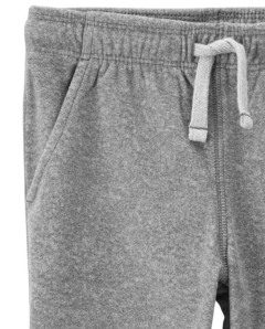 Pantalón "Carter´s" - De micropolar gris liso - comprar online