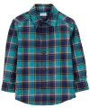 Camisa "Carters" - Escosesa azul y verde
