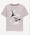 Remera "Old Navy" - Gris con Skater