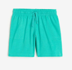 Short "H&M" - De algodón, verde liso
