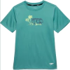 Remera UV - "Speedo" - Little Boy - Manga corta verde con dibujo estampado