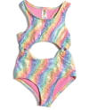 Malla "Body Glove" - Enteriza con recortes multicolor con unicornios