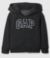 Campera "GAP". Little Boy - Gris topo con logo azul marino