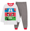 Pijama "Marvel" - Blanco y rojo - Avengers con personales en horizontal