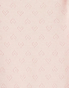 Bodies "Carter´s" x 4 unidades - Lisos desagujados corazón - Lupeluz