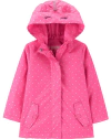 Campera impermeable "Carter,s" - Fucsia con lunares