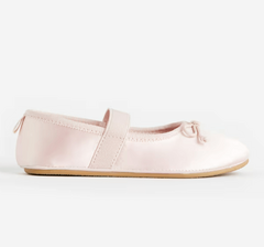 Zapatos "H&M" - Balerinas rosa de satén y elástico en empeine (ver medidas en la descripción) en internet