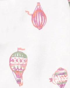 Conjunto "Carter´s" - 3 piezas lila con globos aerostáticos - Lupeluz