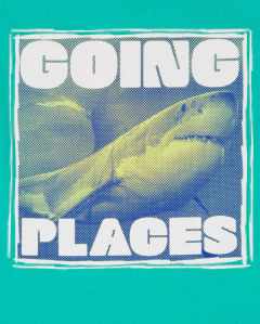 Musculosa "Carter´s" - Verde con tiburón - comprar online