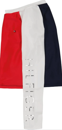 Malla "Tommy Hilfiger" - 2 piezas con remera UV manga larga - comprar online