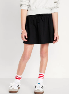 Pollera "Old Navy" - De lino negra lisa - comprar online