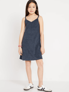 Vestido "Old Navy" - De towel azul oscuro con flores - comprar online
