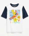 Remera UV "Old Navy" - Big Boy - Blanca con Bart Simpson