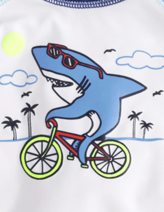Remera UV "Place Sport" - Manga larga tiburón bicicleta en internet