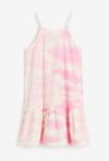 Vestido H&M - Batik rosa y crudo