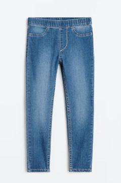 Jegging "H&M" - Azul clásico, tipo calza
