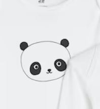 Bodies "H&M" - Pack x 3 blancos con animales estampados en internet