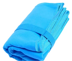 Toalla "H&G" - De sécado rápido, con elástico. 140 x 70cm - Azul - comprar online