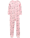 Osito "Carter´s", micropolar - Rosa con pinguinos - comprar online