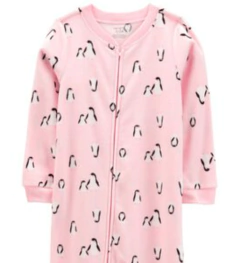 Osito "Carter´s", micropolar - Rosa con pinguinos en internet