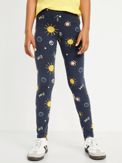 Calza "Old Navy". Gris con soles y otros dibujos en internet