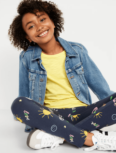 Calza "Old Navy". Gris con soles y otros dibujos - comprar online