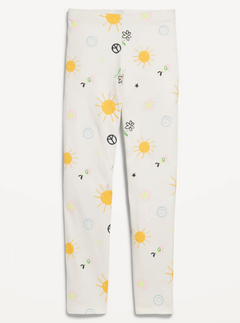 Calza "Old Navy". Cruda con dibujos de colores
