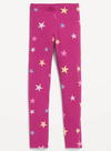 Calza "Old Navy". Fucsia con estrellas grandes