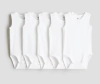 Bodies "H&M" - Baby - Pack x 5 unid.musculosas blancas