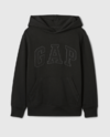 Buzo "Gap". Canguro negro con logo bordado