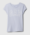 Remera "Gap" - Lila clarito con logo estampado con vivo blanco - comprar online