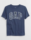 Remera "Gap" - Azul con logo azul camuflado - comprar online