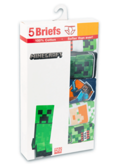 Slips "Minecraft" - Pack x 5 unidades - Big Boy - comprar online