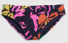 Malla "Gap" - Tankini azul marino con flores de colores - tienda online