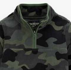 Buzo "Osh Kosh"- De micropolar, 1/2 cierre, verde camuflado en internet