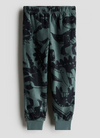 Jogging "H&M" - Little Boy - De micropolar verde oscuro con dinosaurios - comprar online